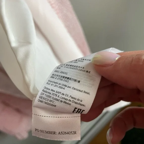 All Saints Floral Wrap Dress with Ruffle Sleeves - Picture 5 of 10